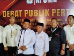 Debat Perdana Paslon Bupati dan wakil Bupati Lampung Selatan, Nanang Ermanto, “Apa Yang Ditanyakan Sudah Kami Lakukan”