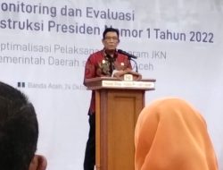 Sekda Aceh Buka Monev Inpres Nomor 1 Tahun 2022 Optimalisasi JKN Pemda Se-Aceh 
