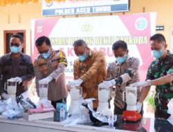 Pj Bupati Aceh Timur:  Apresiasi Polres Aceh Timur Dalam Menekan Peredaran Narkotika