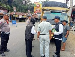 “Polres Tapsel Bersama Tim Samsat Tapanuli Selatan’ Gelar Razia Gabungan Kepatuhan Pajak Kendaraan”