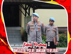 Kombes Eddwi Kurniyanto : “Anggota Polri Jangan Terlibat Judi Online”
