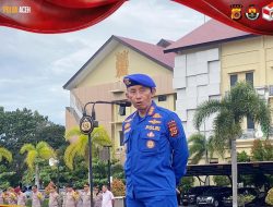 Dirpolairud Polda Aceh : “Pedomani SOP dan Jaga Kesehatan dalam Pengamanan TPS