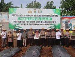 Polres Lampung Selatan Launching “Bhatani” untuk Dukung Ketahanan Pangan Nasional