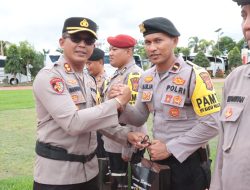 Khidmat Apel Konsolidasi Pasukan BKO Polda Aceh Pasca Pam TPS, Kapolres Bersyukur dan Sampaikan Ini