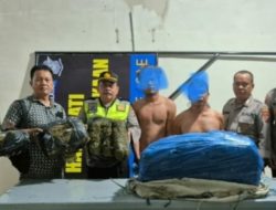 “Saat Gelar Razia, Polsek Batang Toru Amankan 2 Karung Ganja Dalam Mobil”