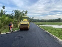 Jalan Sepanjang 1.600 Meter, Cot Trueng-Perumahan Sosial Kaway XVI Selesai di Aspal