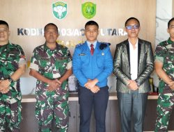 Kasdim Aceh Utara Terima Kunjungan Siswa SMA Tarnus Magelang dan Beri Motivasi