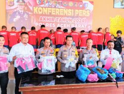Polres Aceh Barat Beberhasil Ungkap 260 Kasus Selama Tahun 2024