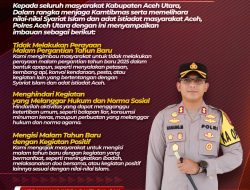 Langkah Tegas Polres Aceh Utara : “Hindari Aktivitas yang Melanggar Syariat di Malam Tahun Baru”