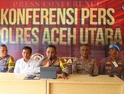 Ungkap Penangangan Kasus Sepanjang 2024, Berikut Paparan Kapolres Aceh Utara