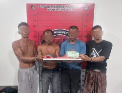 Empat Pengedar Narkoba Diringkus di Lokasi Berbeda, 1 Kg Sabu Disita