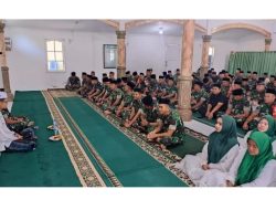 Kodim 0107/Aceh Selatan Gelar Peringatan Isra Miraj Nabi Muhammad