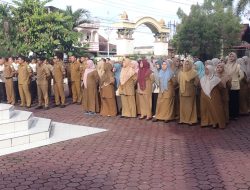 Bupati dan Wakil Bupati Aceh Selatan Pimpin Lansung Apel Perdana Dengan Jajaran Pemerintahan dan SKPK