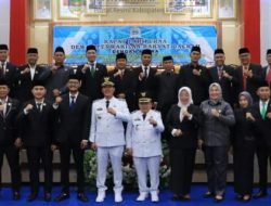 Bupati Dedi Irawan Sampaikan Pidato Pertama di Rapat Paripurna DPRD Pesibar