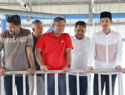 Bupati Didampingi Kadis PUPR Aceh Barat Tinjau WTP 2 Milik Perumdam Tirta Meulaboh