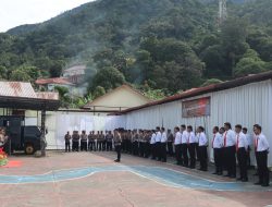 Apel Farewell Parade Dalam Rangka Sertijab Kapolres Aceh Selatan