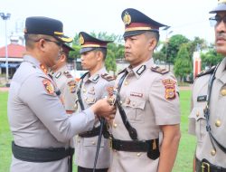Pimpin Sertijab Kapolsek, Kapolres Aceh Utara : “Terimakasih atas Dedikasi dan Jaga Integritas”