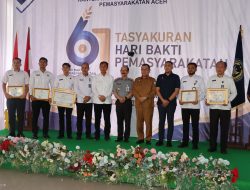 Dirresnarkoba Polda Aceh Hadiri Tasyakuran Hari Bakti Pemasyarakatan ke-61