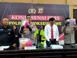 Polres Lhokseumawe Ungkap Peredaran Sabu di Aceh Utara, Amankan 2 Tersangka dan 1,1 kg Barang Bukti