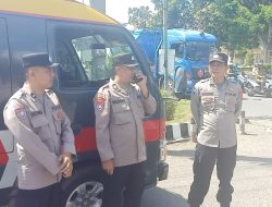 Jelang Hari Buruh, Sat Binmas Polres Lhokseumawe Sampaikan Pesan Kamtibmas
