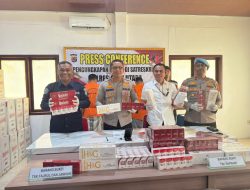 Peredaran Rokok Ilegal Terungkap, Tiga Tersangka Diamankan Polisi