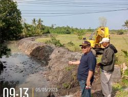 Kades Merak Belantung Joni Arizon’ Ucapkan Terima Kasih Pada Bupati Lampung Selatan Atas Pembangunan Normalisasi Sungai
