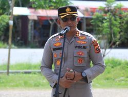 Peletakan Batu Pertama Pembangunan Pos Lantas Polres Aceh Utara