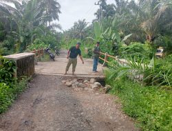 Akses Jalan dan Jembatan di Kecamatan Angkola Sangkunur Rusak Parah, Warga Harap Perhatian Pemerintah