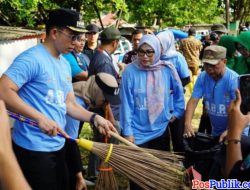 Bupati Egi Launching Gerakan ABRI dan BKW Sekaligus Gotong Royong Bersama, Wujudkan Lingkungan Yang Bersih