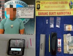 Satresnarkoba Polres Muba Tangkap Pengedar di Dua Tempat Berbeda