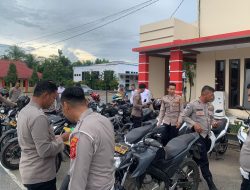 Pastikan Kelaikan Operasional, Polres Aceh Utara Gelar Supervisi dan Pemeriksaan Ranmor Dinas