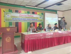 Evaluasi Program dan Tingkatkan Derajat Kesehatan, Puskesmas Tanah Jambo Aye Gelar Lokmin Lintas Sektor