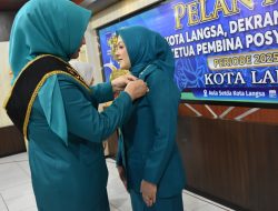 Ketua TP PKK Aceh Marlina Lantik Ketua TP PKK Kota Langsa, Ini Pesannya