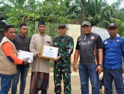 Kodim 0103 Dan Pemerintah Aceh Utara Tanggap Bencana, Salurkan Bantuan dan Gelar Gotong Royong di Cot Girek