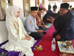 Abana Murdani “Peusijuk Walikota Jeffy Sentana dan Wakil Walikota Langsa M. Haikal Alfisyahrin” di Dayah Futuhul Mu’arif Al-Aziziyyah Furu’Attasi’