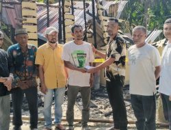 Prihatin dan Peduli : DPD-PWO Aceh Utara Kunjungi Korban Kebakaran dan Serahkan Santunan