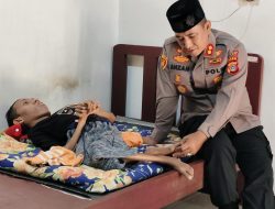 Kapolres Lhokseumawe Kunjungi Penyandang Disabilitas di Pedalaman Aceh Utara