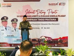 Wakil Bupati Musi Banyuasin Kyai Rohman Buka Job Fit Pejabat Pimpinan Tinggi Pratama