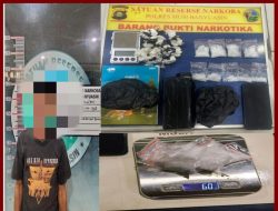 Satresnarkoba Polres Muba Tangkap Pengedar Sabu Asal Pali