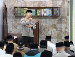 Wakapolres Aceh Tengah Sampaikan Tiga Pesan Kehidupan Berdasarkan Surah Al-Maidah Ayat 35 dalam Safari Subuh