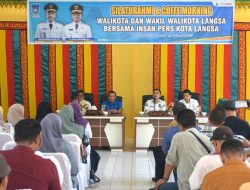 Walikota Jeffry Sentana Gelar Silahturahmi dan Coffe Morning Bersama Insan Pers
