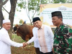 Idul Adha di Tapsel, “Presiden Prabowo Berikan Sapi Kurban sebagai Simbol Keperluan “
