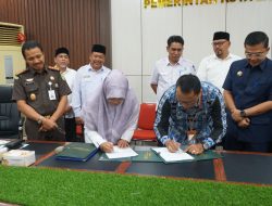 Pemko Langsa Bersama BPJS Ketenagakerjaan Gelar Penandatanganan “MoU Program Jaminan Sosial Bagi Pekerja Rentan”