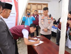 Jelang Hari Bhayangkara ke-79, Kapolres Aceh Tengah Resmikan Kampung Bebas Narkoba di Kampung Bukit