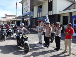 Sambut Hari Bhayangkara ke-79, Polres Aceh Tengah Gelar Deklarasi Keselamatan Berlalu Lintas Bersama Komunitas Kendaraan Bermotor