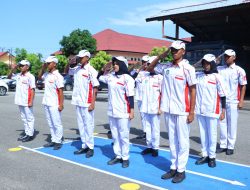 Sambut Hari Bhayangkara ke-79, Pelajar Adu Ketangkasan LBB di Polres Aceh Utara