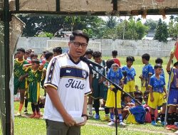 Wakil WaliKota Langsa M Haikal Buka Turnamen Sepakbola HUT Ke-16 SSB Elang Biru Langsa