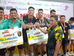 Turnamen Badminton Kapolres Lhokseumawe Cup I Resmi Ditutup, Berikut Juaranya