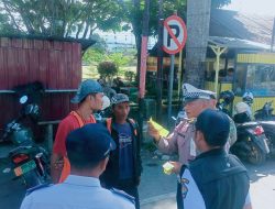 Sat Lantas dan Dishub Aceh Tengah Berikan Sosialisasi Kepada JUKIR di Takengon
