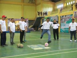Tendangan Bola Pertama, “Awali Turnamen Futsal Hari Bhayangkara ke-79”